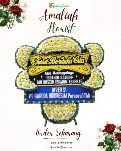 Papan Bunga Duka di Ped